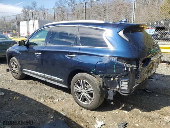 2018 Infiniti QX60 with VIN 5N1DL0MM7JC526322, listed as a Copart auction lot 46661795 with 66,835 mi miles and Salvage Title. Bid and sale history available at carsss.com. Image 2.