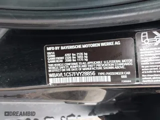 2015 BMW X1 xDrive28i with VIN WBAVL1C57FVY28856, listed as a IAAI auction lot 41695075 with 96,264 mi miles. Bid and sale history available at carsss.com. Image 9.