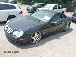 2005 Mercedes-Benz SL 55 AMG with VIN WDBSK74F85F101039, listed as a IAAI auction lot 42812397 with 76,452 mi miles and . Bid and sale history available at DreamBid. Image 2.