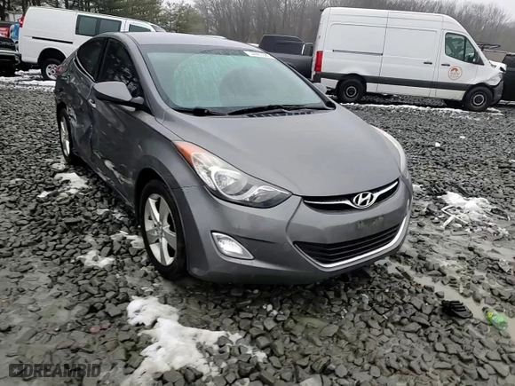 2013 Hyundai Elantra GLS with VIN 5NPDH4AE9DH161404, listed as a Copart auction lot 44457685 with 114,889 mi miles and Salvage Title. Bid and sale history available at carsss.com. Image 10.