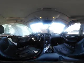 2014 Infiniti Q50 Premium with VIN JN1BV7AR7EM695001, listed as a IAAI auction lot 41429791 with 123,572 mi miles. Bid and sale history available at carsss.com. Image 18.