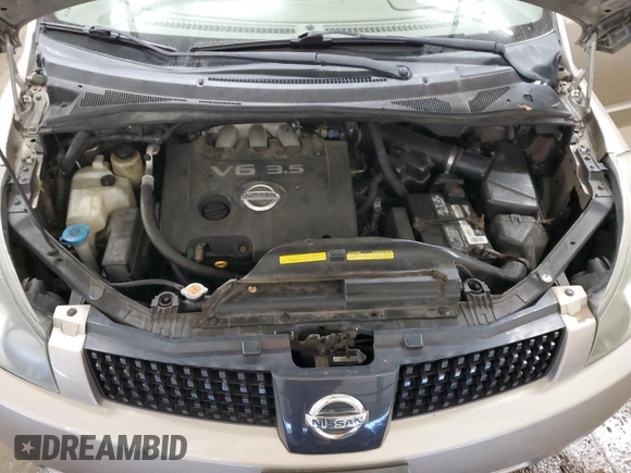 2005 Nissan Quest SL with VIN 5N1BV28UX5N104417, listed as a Copart auction lot 76886914 with 0 mi miles and Salvage Title. Bid and sale history available at carsss.com. Image 12.