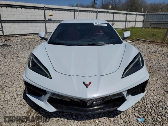 2021 Chevrolet Corvette 1LT with VIN 1G1YA2D47M5106990, listed as a Copart auction lot 46452494 with 12,665 mi miles and Salvage Title. Bid and sale history available at carsss.com. Image 5.