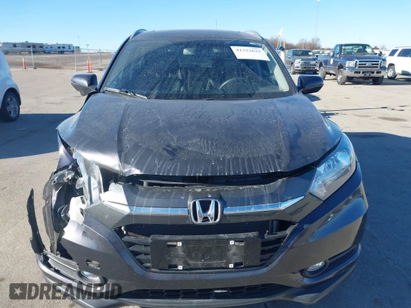 2016 Honda HR-V EX-L w/Navi with VIN 3CZRU6H76GM725247, listed as a IAAI auction lot 41322622 with 69,689 mi miles. Bid and sale history available at carsss.com. Image 12.