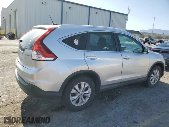 2012 Honda CR-V EX-L with VIN 2HKRM4H7XCH615277, listed as a Copart auction lot 57684505 with 106,741 mi miles and Salvage title. Bid and sale history available at DreamBid. Image 3.