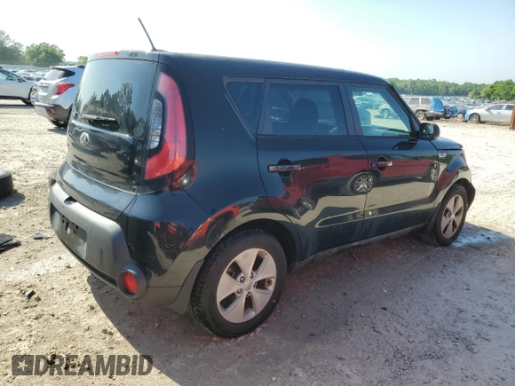 2015 Kia Soul with VIN KNDJN2A25F7166130, listed as a Copart auction lot 53362975 with 103,792 mi miles and Salvage Title. Bid and sale history available at DreamBid. Image 3.