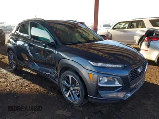 2018 Hyundai Kona Ultimate with VIN KM8K53A51JU097785, listed as a IAAI auction lot 41311804 with 94,446 mi miles. Bid and sale history available at carsss.com. Image 1.