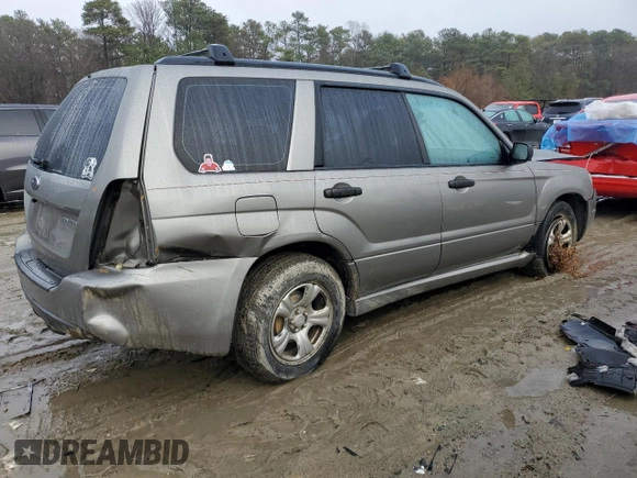 2006 Subaru Forester X with VIN JF1SG63656H719767, listed as a Copart auction lot 84813244 with 74,468 mi miles and Salvage Title. Bid and sale history available at DreamBid. Image 3.