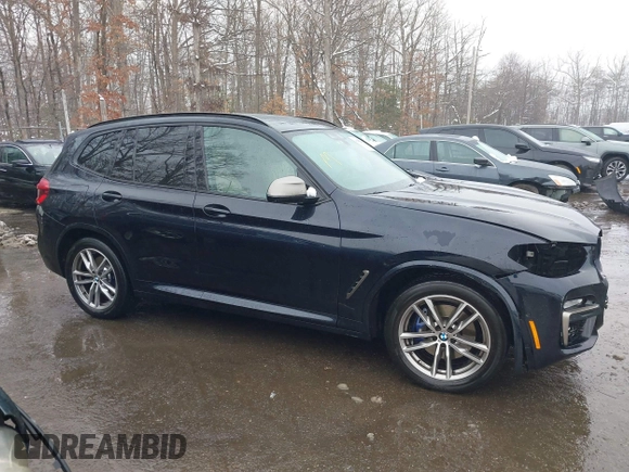 2019 BMW X3 M40i with VIN 5UXTS3C50K0Z03136, listed as a IAAI auction lot 41500283 with 6,213 mi miles and . Bid and sale history available at DreamBid. Image 14.