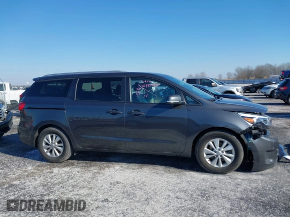 2018 Kia Sedona LX with VIN KNDMB5C18J6397114, listed as a IAAI auction lot 41273916 with 78,599 mi miles. Bid and sale history available at carsss.com. Image 13.