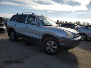 2005 Hyundai Santa Fe GLS with VIN KM8SC73E85U968620, listed as a Copart auction lot 83382614 with 161,126 mi miles and Salvage Title. Bid and sale history available at carsss.com. Image 4.