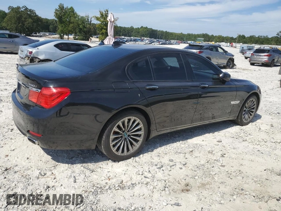 2009 BMW 7 Series 750i with VIN WBAKA83539CY33392, listed as a Copart auction lot 69851964 with 154,888 mi miles and Salvage Title. Bid and sale history available at DreamBid. Image 3.