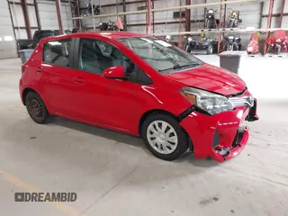 2015 Toyota Yaris L with VIN VNKKTUD30FA034347, listed as a IAAI auction lot 41968602 with 104,197 mi miles and . Bid and sale history available at DreamBid. Image 1.