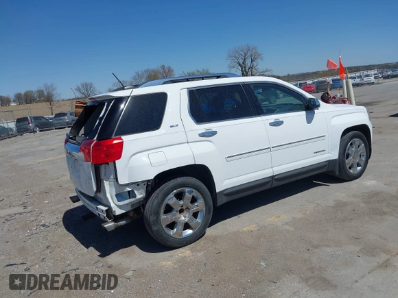 2015 GMC Terrain SLT with VIN 2GKFLTE35F6145917, listed as a IAAI auction lot 42050238 with 54,733 mi miles and . Bid and sale history available at DreamBid. Image 4.