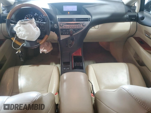 2010 Lexus RX 350 with VIN 2T2BK1BA5AC004689, listed as a Copart auction lot 54703655 with 295,523 mi miles and Salvage Title. Bid and sale history available at DreamBid. Image 8.