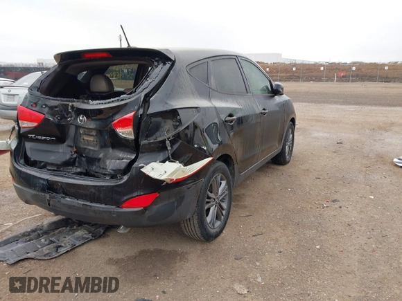 2015 Hyundai Tucson GLS with VIN KM8JT3AF6FU086041, listed as a IAAI auction lot 41521417 with 120,754 mi miles and . Bid and sale history available at DreamBid. Image 4.