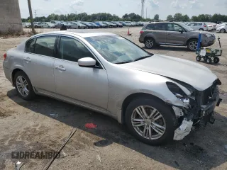 2011 Infiniti G25 x with VIN JN1DV6AR0BM450863, listed as a Copart auction lot 65278084 with 104,649 mi miles and Salvage Title. Bid and sale history available at carsss.com. Image 4.