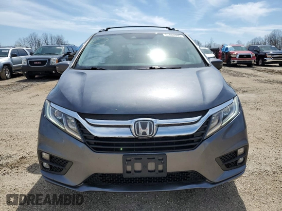 2018 Honda Odyssey EX-L with VIN 5FNRL6H73JB005389, listed as a Copart auction lot 53842505 with 125,514 mi miles and Clean Title. Bid and sale history available at carsss.com. Image 5.