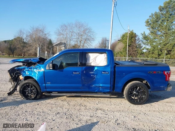 2017 Ford F-150 XL with VIN 1FTEW1EP9HKD05206, listed as a IAAI auction lot 41246234 with 98,688 mi miles. Bid and sale history available at carsss.com. Image 14.