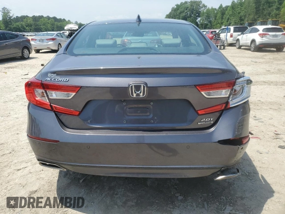 2019 Honda Accord Touring with VIN 1HGCV2F95KA028021, listed as a Copart auction lot 57060845 with 86,014 mi miles and Salvage title. Bid and sale history available at DreamBid. Image 6.