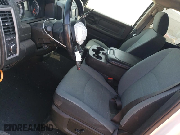 2021 Ram 1500 Classic Tradesman with VIN 1C6RR6FT4MS563927, listed as a Copart auction lot 76376334 with 57,962 mi miles and Salvage Title. Bid and sale history available at carsss.com. Image 7.