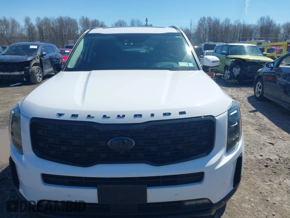 2021 Kia Telluride SX with VIN 5XYP5DHC0MG145965, listed as a IAAI auction lot 42069560 with 54,361 mi miles. Bid and sale history available at carsss.com. Image 12.
