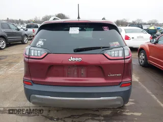 2020 Jeep Cherokee Limited with VIN 1C4PJLDB0LD570909, listed as a IAAI auction lot 41293813 with 61,492 mi miles. Bid and sale history available at carsss.com. Image 16.