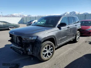 2025 Jeep Grand Cherokee Limited with VIN 1C4RJHBG8SC269958, listed as a Copart auction lot 46905845 with 951 mi miles and Salvage Title. Bid and sale history available at carsss.com. Image 1.