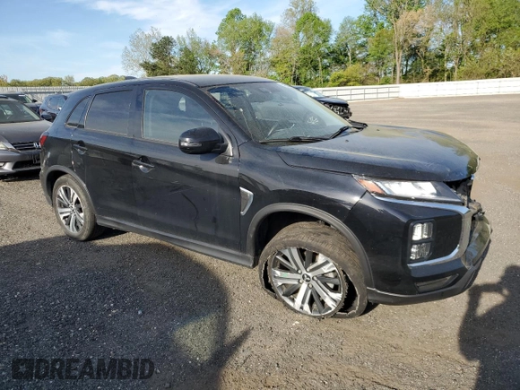2022 Mitsubishi Outlander SE with VIN JA4APVAU0NU008690, listed as a Copart auction lot 54298035 with 43,229 mi miles and Salvage title. Bid and sale history available at DreamBid. Image 4.