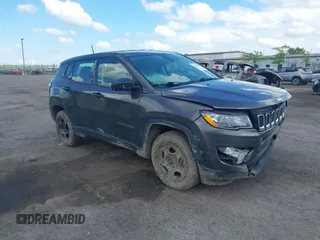 2018 Jeep Compass Sport with VIN 3C4NJCAB0JT267454, listed as a IAAI auction lot 42266843 with 116,775 mi miles and . Bid and sale history available at DreamBid. Image 1.