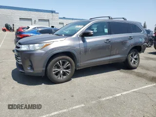 2018 Toyota Highlander LE with VIN 5TDZARFH4JS041042, listed as a Copart auction lot 59997705 with 158,682 mi miles and Salvage title. Bid and sale history available at DreamBid. Image 1.