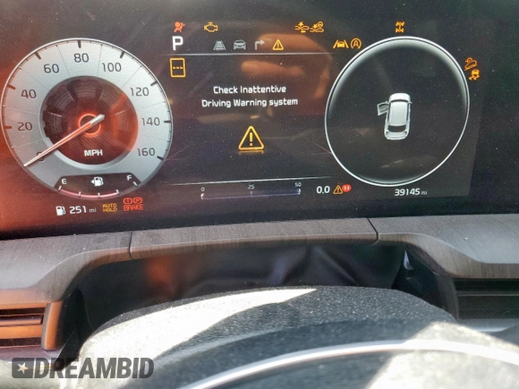 2023 Kia Telluride SX Prestige with VIN 5XYP5DGC9PG360203, listed as a Copart auction lot 57679905 with 39,145 mi miles and Salvage title. Bid and sale history available at DreamBid. Image 9.