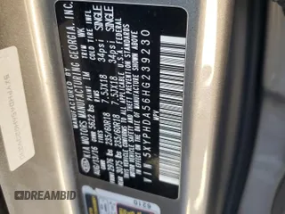 2017 Kia Sorento EX with VIN 5XYPHDA56HG239230, listed as a Copart auction lot 83670024 with 132,830 mi miles and Salvage Title. Bid and sale history available at DreamBid. Image 15.