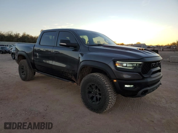 2022 Ram 1500 with VIN 0K0638713856, listed as a Copart auction lot 80997374 with 21,681 mi miles and Clean title. Bid and sale history available at DreamBid. Image 4.