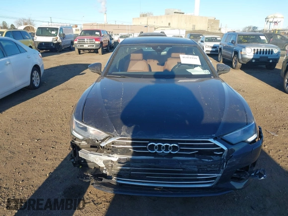 2023 Audi A6 Sedan Premium with VIN WAUD3BF20PN085851, listed as a IAAI auction lot 41451910 with 17,525 mi miles. Bid and sale history available at carsss.com. Image 12.