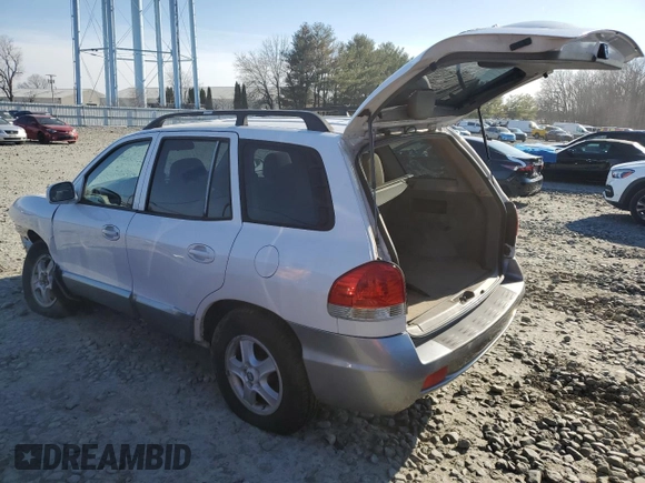 2005 Hyundai Santa Fe GLS with VIN KM8SC73DX5U916249, listed as a Copart auction lot 48339345 with 141,143 mi miles and Salvage Title. Bid and sale history available at carsss.com. Image 2.
