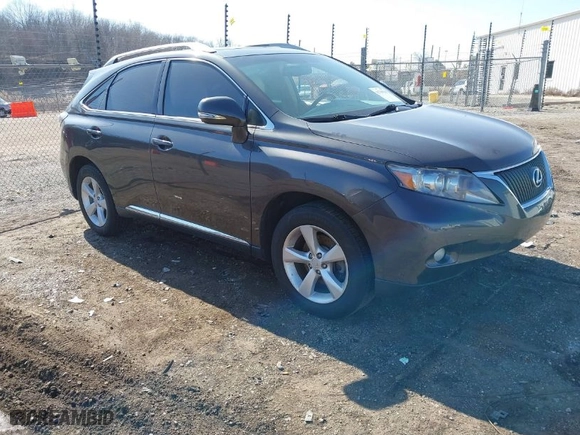 2010 Lexus RX 350 with VIN 2T2BK1BA7AC063629, listed as a IAAI auction lot 41798325 with 194,451 mi miles. Bid and sale history available at carsss.com. Image 1.