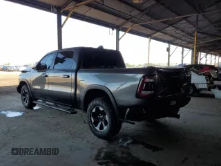 2019 Ram 1500 with VIN 1C6RRELG7KN716670, listed as a Copart auction lot 70481274 with 115,830 mi miles and Salvage title. Bid and sale history available at DreamBid. Image 2.