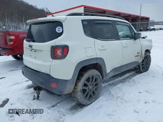 2016 Jeep Renegade Latitude with VIN ZACCJBBT6GPD81497, listed as a IAAI auction lot 41605838 with 167,270 mi miles. Bid and sale history available at carsss.com. Image 4.