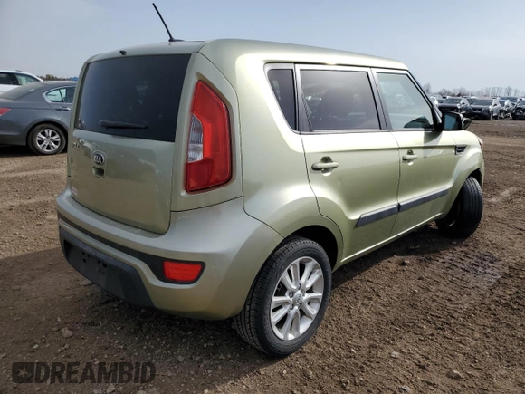 2013 Kia Soul + with VIN KNDJT2A6XD7492558, listed as a Copart auction lot 49916135 with 54,266 mi miles and Salvage Title. Bid and sale history available at DreamBid. Image 3.