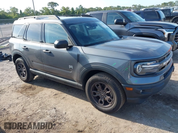 2021 Ford Bronco Sport Big Bend with VIN 3FMCR9B68MRA44256, listed as a IAAI auction lot 42343959 with 47,534 mi miles and . Bid and sale history available at DreamBid. Image 1.
