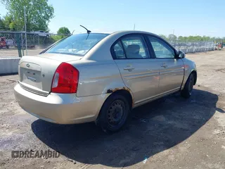 2007 Hyundai Accent GLS with VIN KMHCN46C47U101984, listed as a IAAI auction lot 42234484 with 185,048 mi miles and . Bid and sale history available at DreamBid. Image 4.