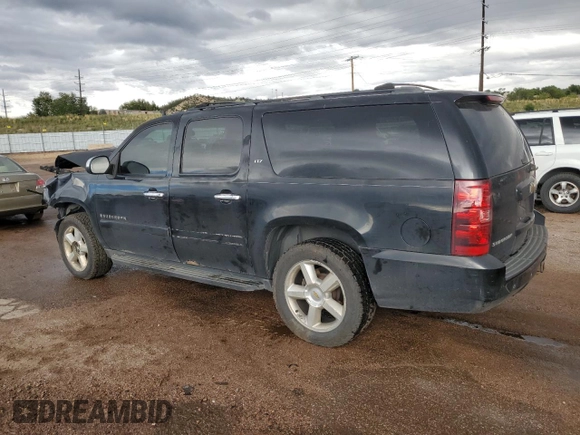 2007 Chevrolet Suburban LTZ with VIN 1GNFK16Y17R359216, listed as a Copart auction lot 71832284 with 0 mi miles and Salvage Title. Bid and sale history available at carsss.com. Image 2.