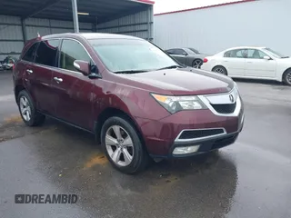 2013 Acura MDX Tech Pkg with VIN 2HNYD2H39DH513891, listed as a IAAI auction lot 41491200 with 272,549 mi miles. Bid and sale history available at carsss.com. Image 1.