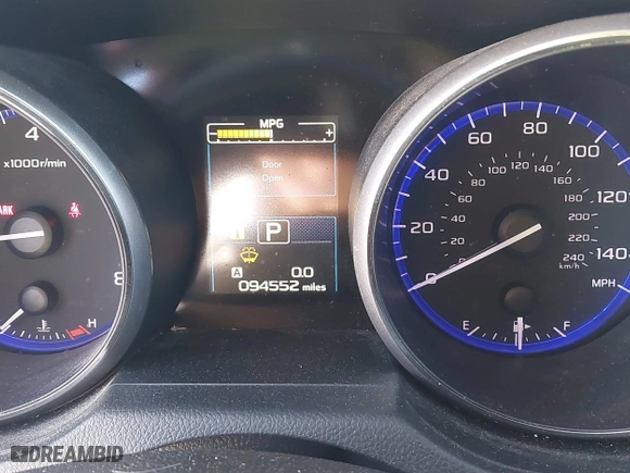 2018 Subaru Outback Premium with VIN 4S4BSACCXJ3286319, listed as a IAAI auction lot 41869305 with 94,552 mi miles. Bid and sale history available at carsss.com. Image 7.