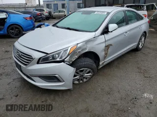 2017 Hyundai Sonata 2.4L with VIN 5NPE24AF2HH501576, listed as a Copart auction lot 49324005 with 163,048 mi miles and Salvage Title. Bid and sale history available at carsss.com. Image 1.