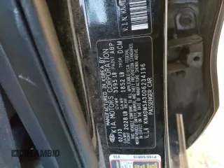 2013 Kia Rio LX with VIN KNADM5A30D6234196, listed as a Copart auction lot 41968355 with 88,982 mi miles and Salvage Title. Bid and sale history available at DreamBid. Image 13.