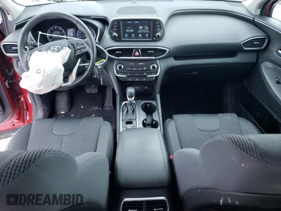 2019 Hyundai Santa Fe SE with VIN 5NMS23AD7KH107636, listed as a Copart auction lot 37345253 with 17,156 mi miles. Bid and sale history available at carsss.com. Image 8.