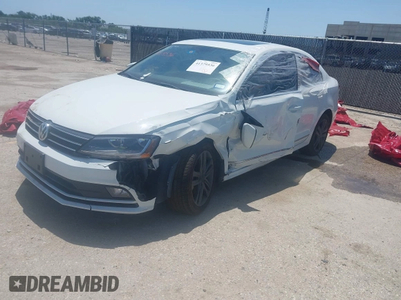 2017 Volkswagen Jetta SEL with VIN 3VWL17AJ3HM410226, listed as a IAAI auction lot 41379536 with 58,448 mi miles and . Bid and sale history available at DreamBid. Image 2.