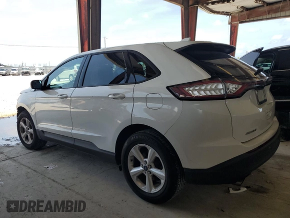 2015 Ford Edge SE with VIN 2FMTK3G9XFBB70947, listed as a Copart auction lot 58873715 with 142,233 mi miles and Salvage title. Bid and sale history available at DreamBid. Image 2.